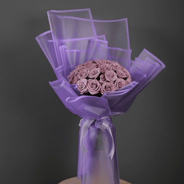 Bouquet of Purple Roses