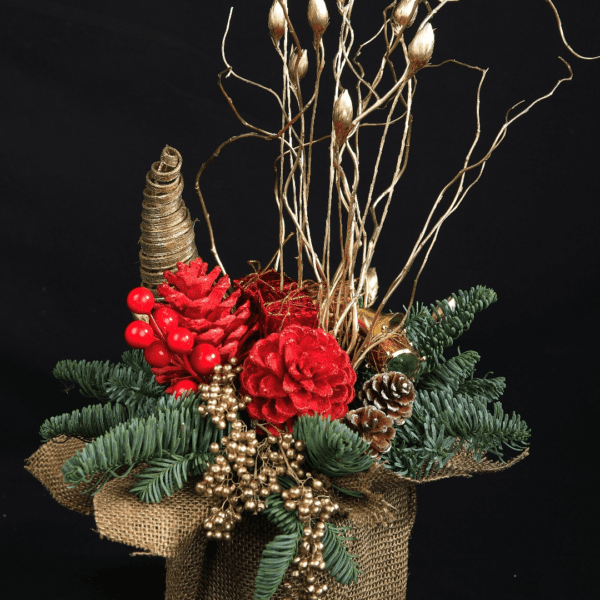 christmas tree flowers decoration