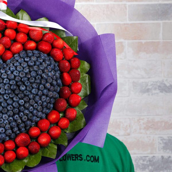 Sweet Love - Fruit Bouquet by Black Tulip Flowers