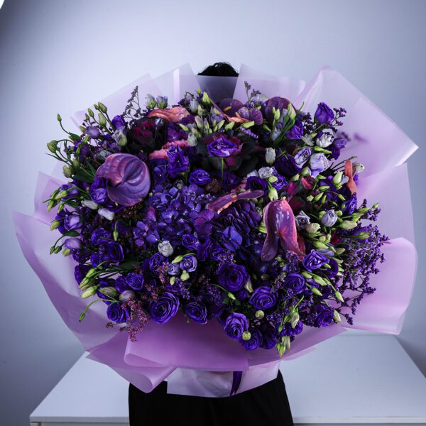 Violets are Blue bouquet by Black Tulip Flowers