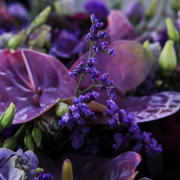 Violets are Blue bouquet by Black Tulip Flowers