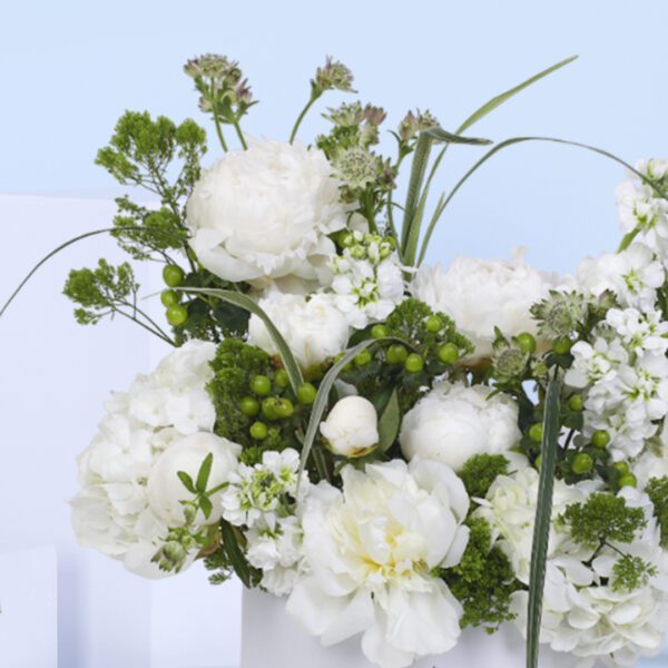 Elite White Flowers Box