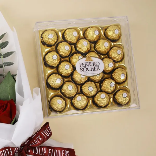 Cutie Bouquet with Ferrero rocher chocolates delivery online