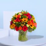 Mix Multicolor Vase Arrangement1